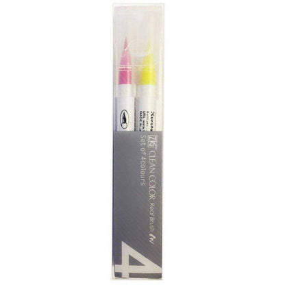 Zig Rb-6000At Clean Color Real Brush 4'lü Set Vb
