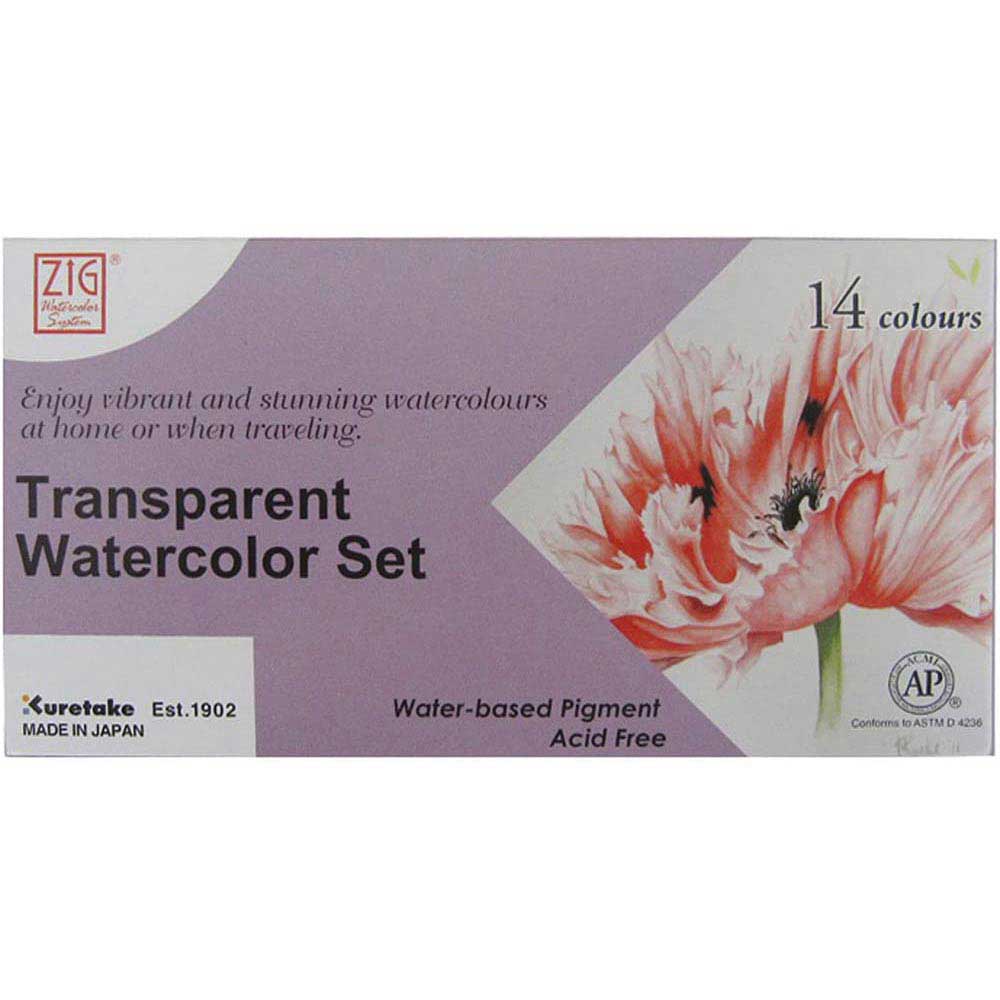 Zig Watercolour Transparent 14'lü Set