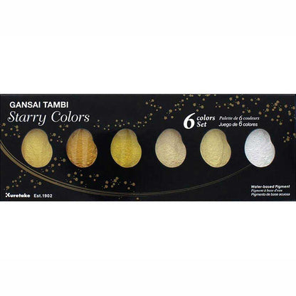 Zig Watercolour Gansai Tambi 6'lı Set Starry Colors