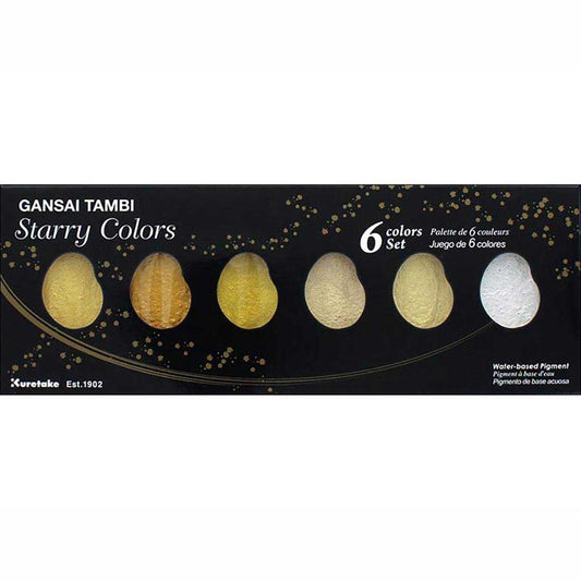 Zig Watercolour Gansai Tambi 6'lı Set Starry Colors