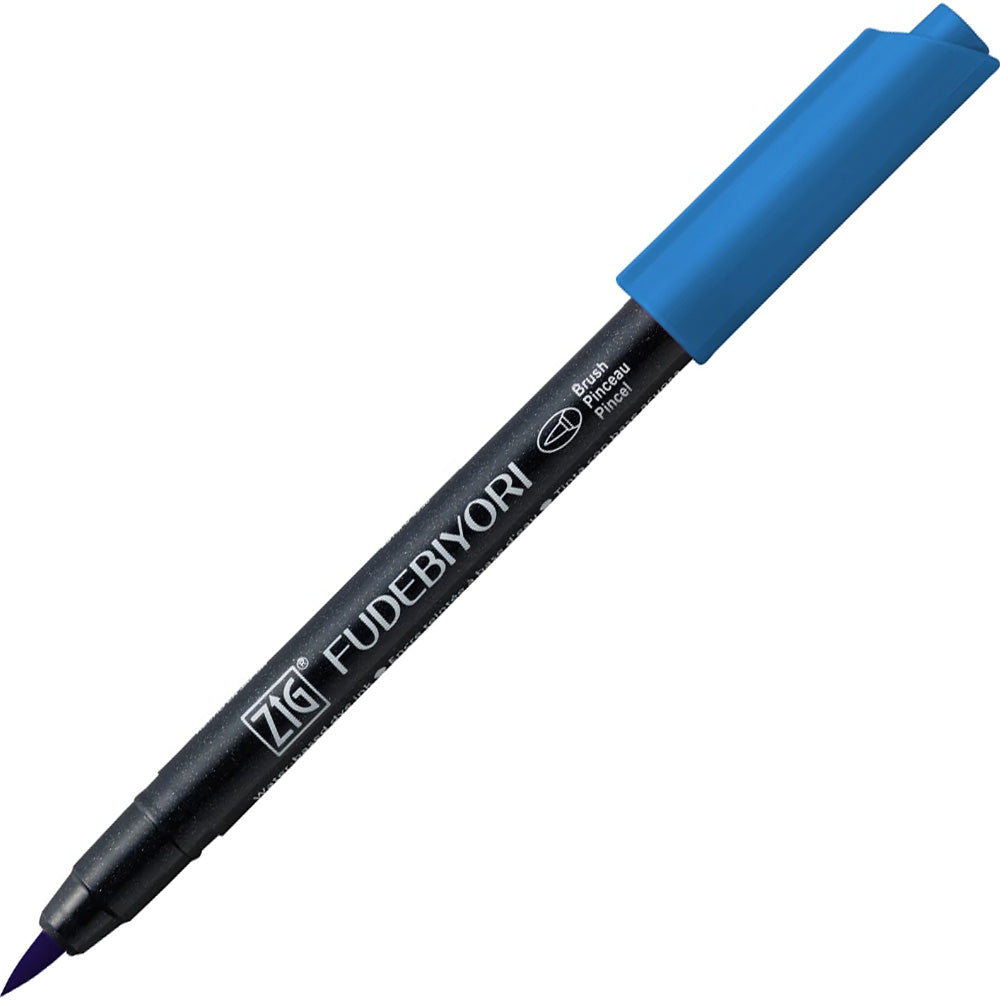 Zig Fudebiyori Brush Cbk-55N Dull Blue 34
