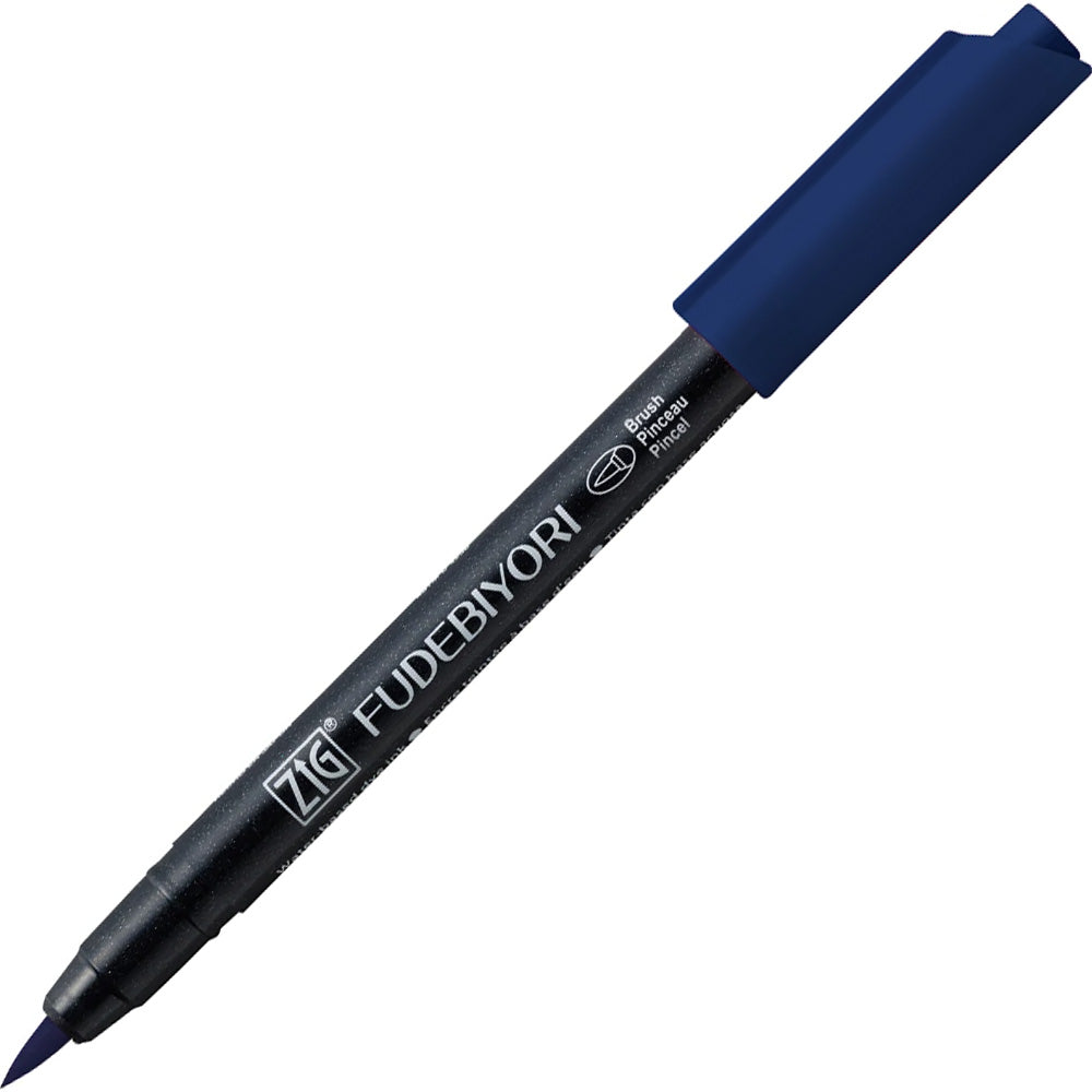 Zig Fudebiyori Brush Cbk-55N Deep Blue 35