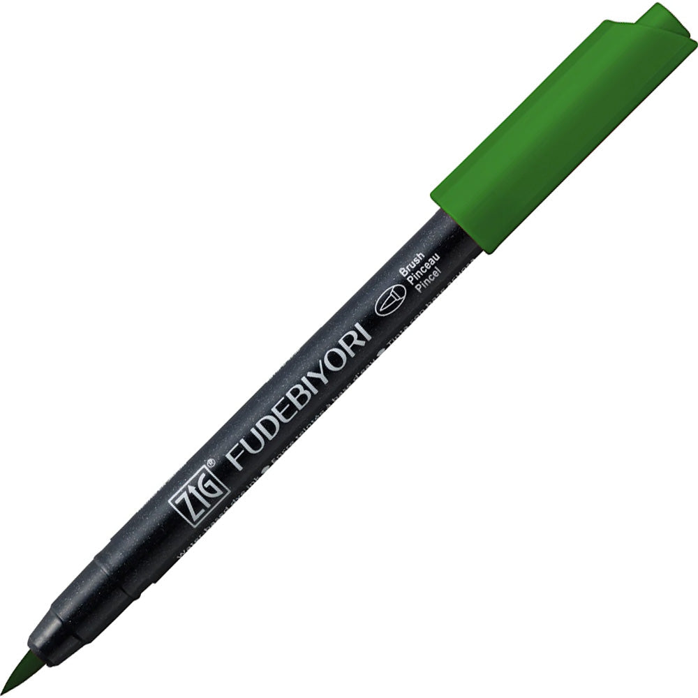 Zig Fudebiyori Brush Cbk-55N Deep Green 44