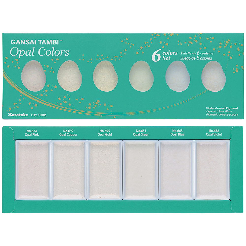 Zig Watercolour Opal Colors 6'lı Set