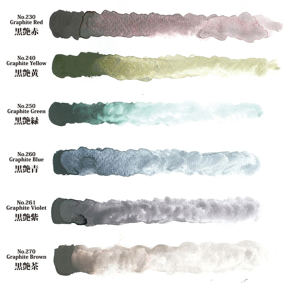 Zig Watercolour Graphite Color 6'lı Set