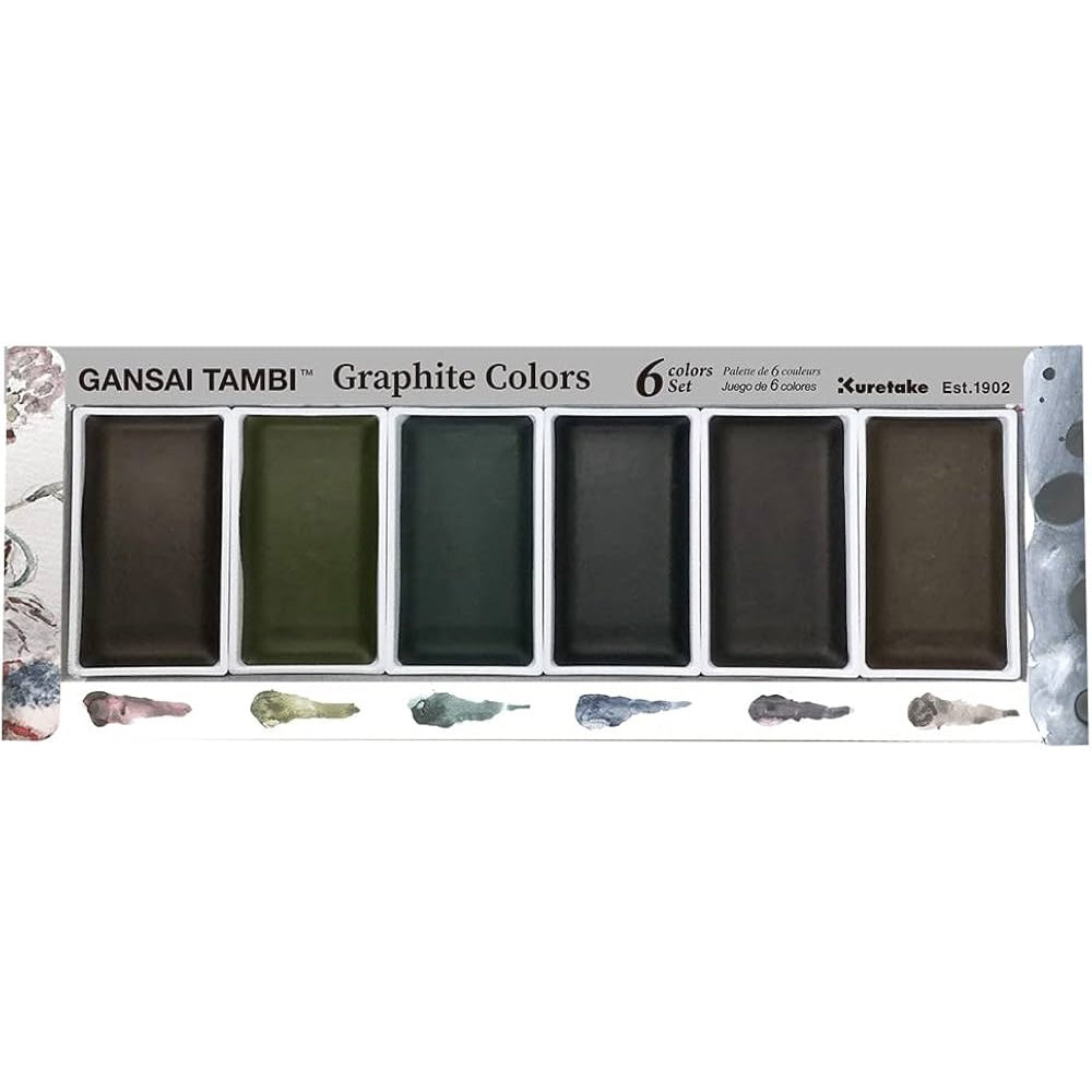 Zig Watercolour Graphite Color 6'lı Set