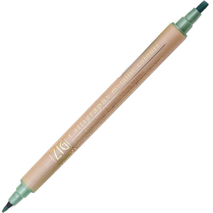Zig Ms-8400 Calligraphy Pen Metallic 121 Green