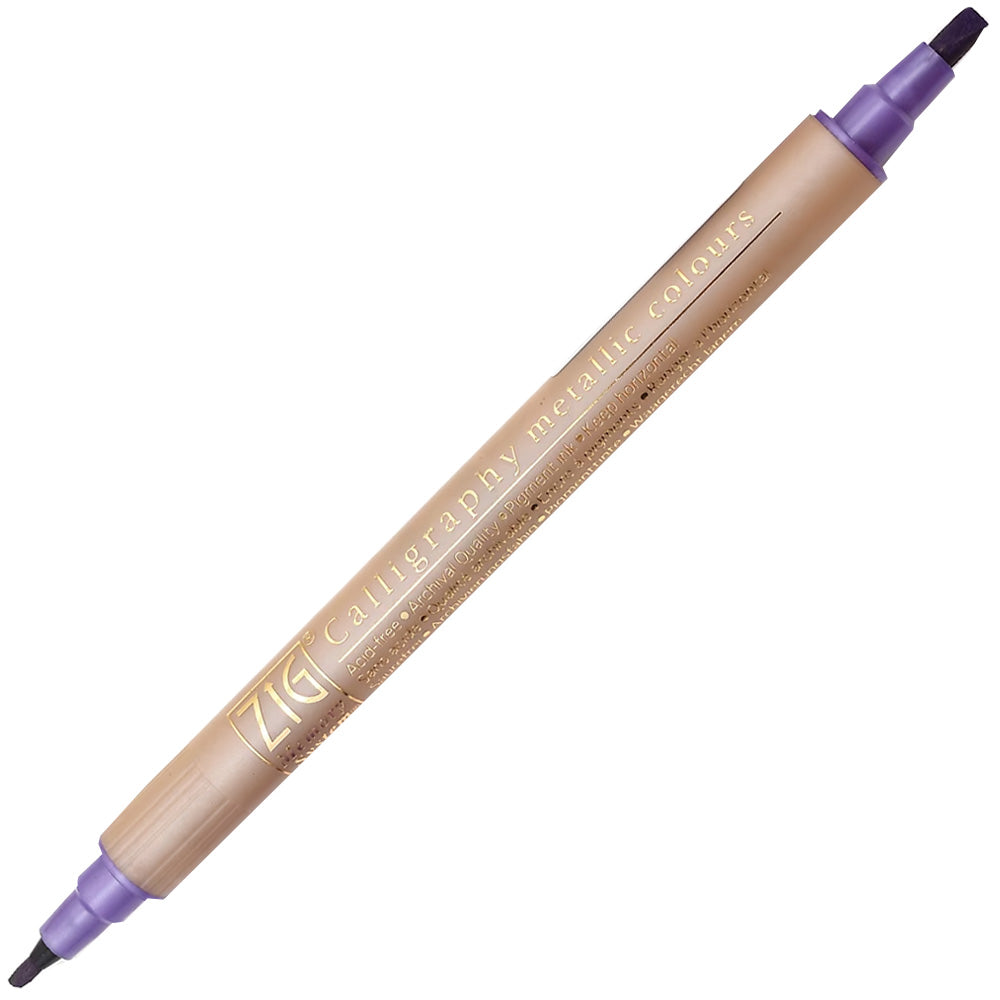 Zig Ms-8400 Calligraphy Pen Metallic 124 Violet