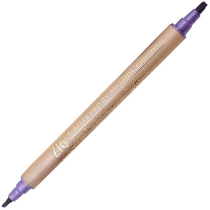 Zig Ms-8400 Calligraphy Pen Metallic 124 Violet