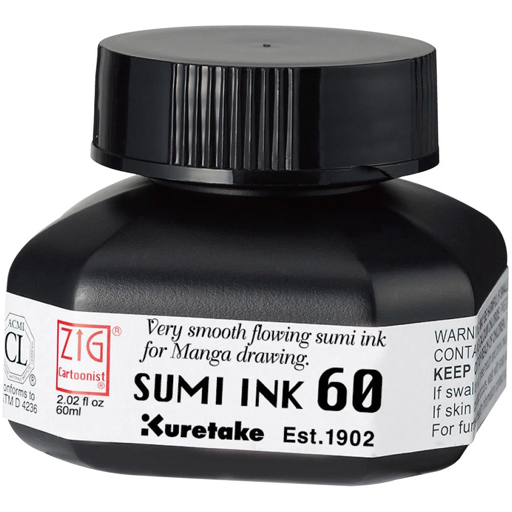 Zig Cartoonist Sumi Ink 60ml (Black)