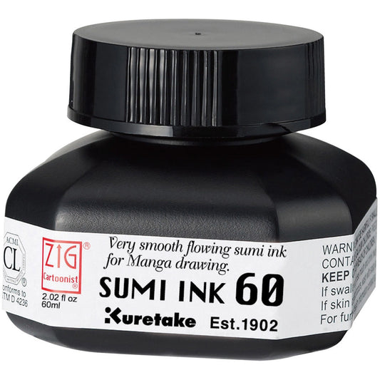 Zig Cartoonist Sumi Ink 60ml (Black)