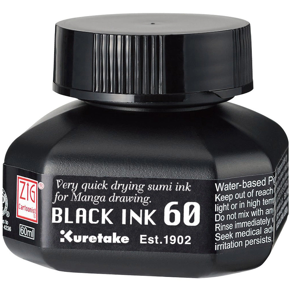 Zig Cartoonist Black Ink 60ml