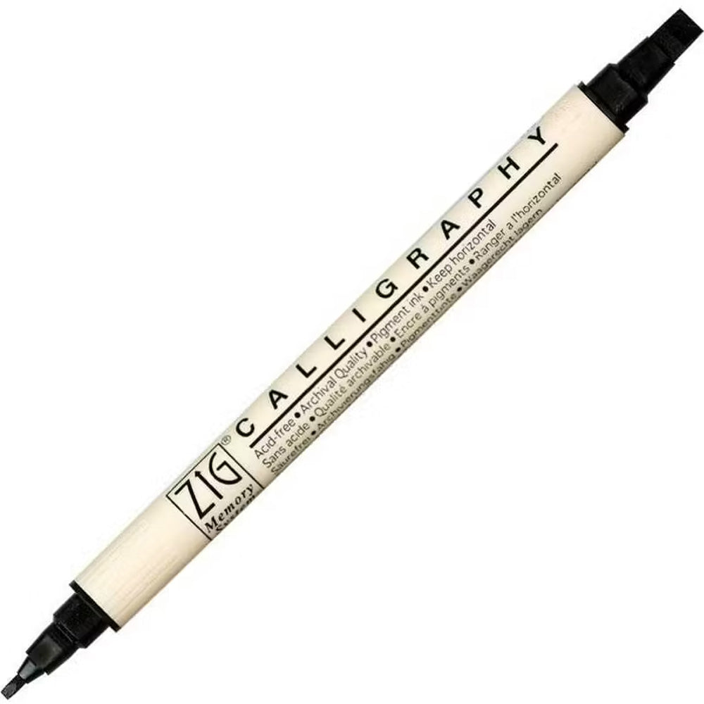 Zig Ms-3400 Calligraphy Pen 010 Pure Black