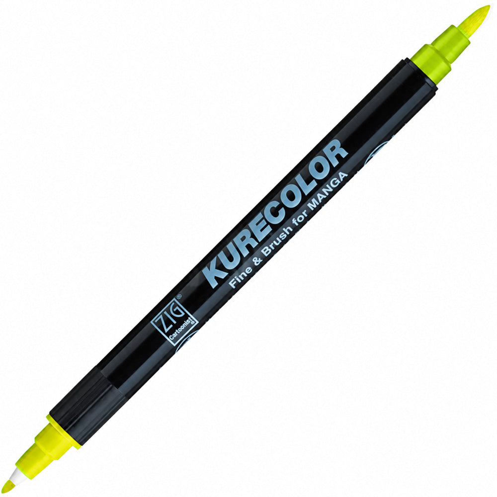 Zig Mangaka Fine&Brush Cnkc-2200 Yellow Green 125