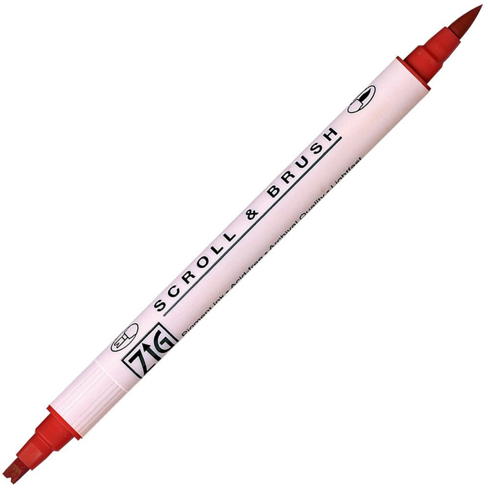 Zig Ms-5000 Scroll & Brush 020 Pure Red