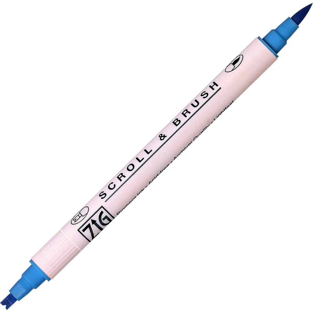 Zig Ms-5000 Scroll & Brush 031 Baby Blue