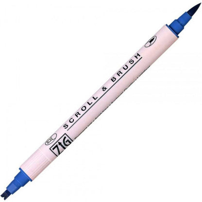 Zig Ms-5000 Scroll & Brush 032 Blue Jay