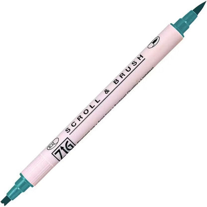 Zig Ms-5000 Scroll & Brush 033 Teal