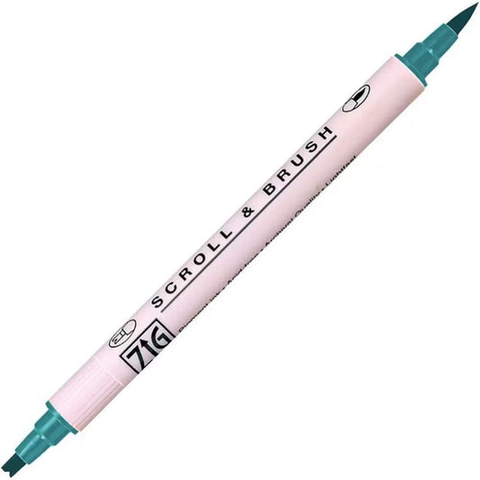Zig Ms-5000 Scroll & Brush 033 Teal