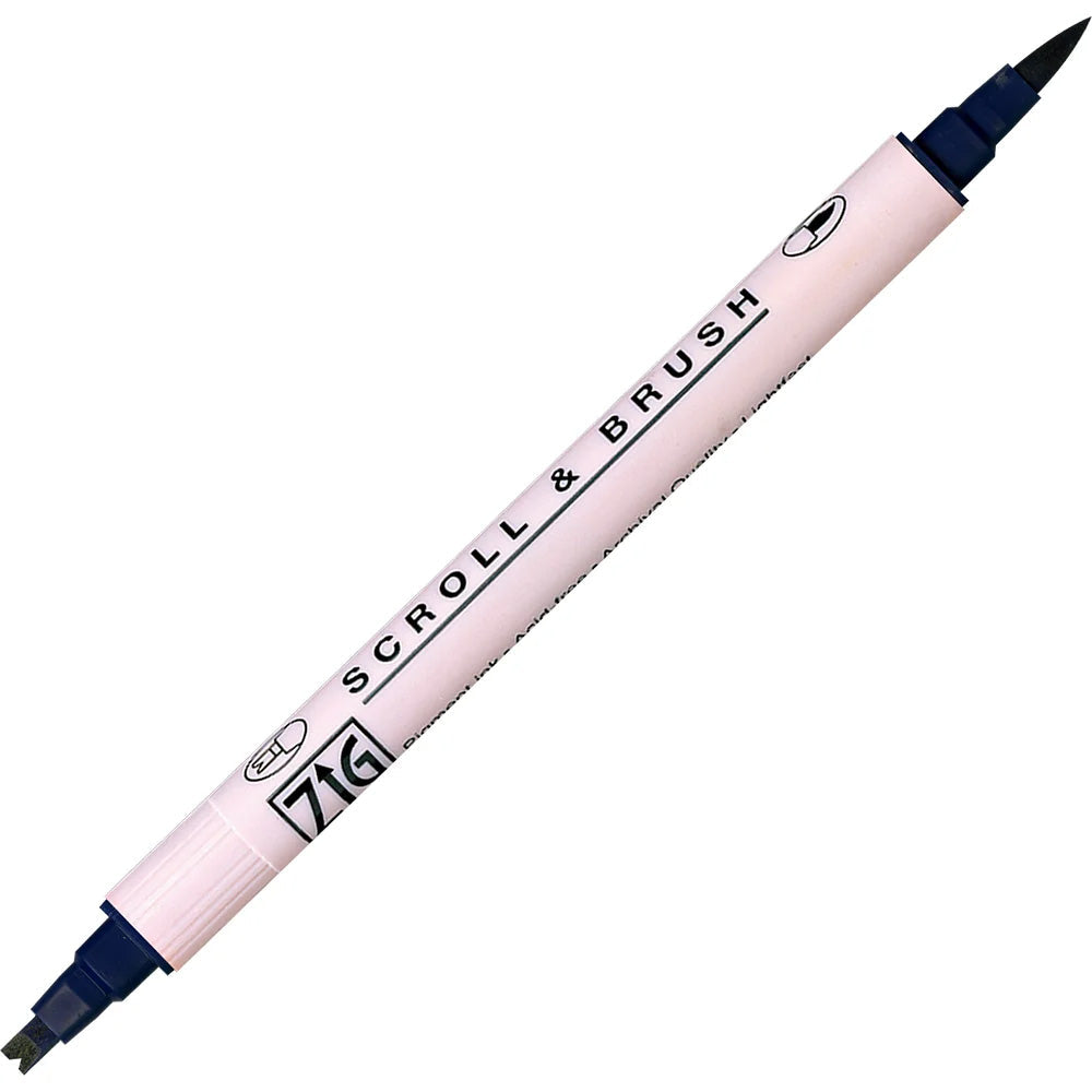 Zig Ms-5000 Scroll & Brush 035 Navy
