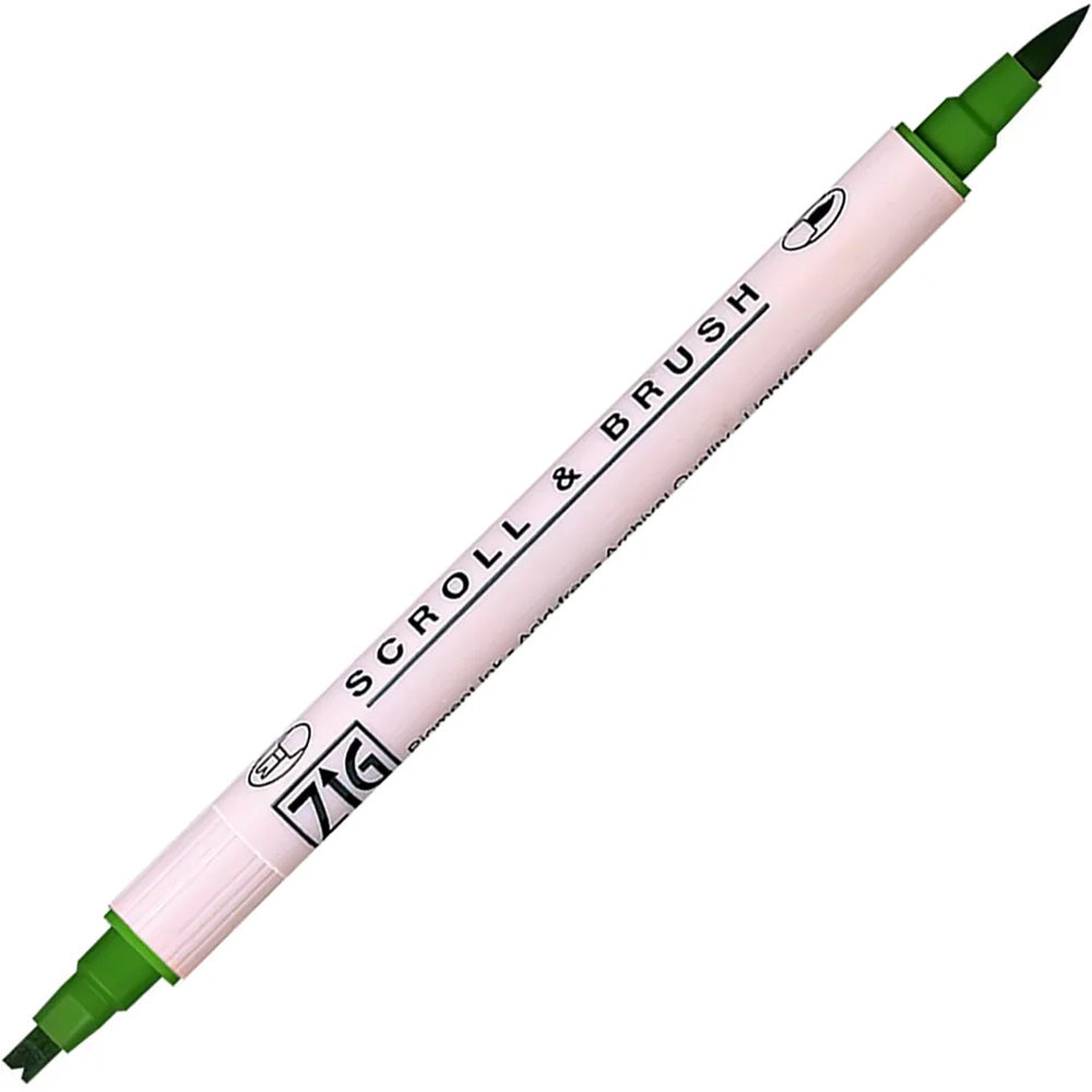 Zig Ms-5000 Scroll & Brush 040 Pure Green