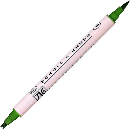 Zig Ms-5000 Scroll & Brush 040 Pure Green