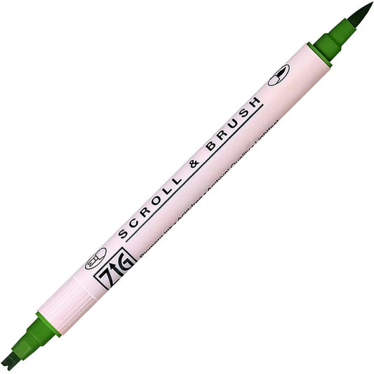 Zig Ms-5000 Scroll & Brush 040 Pure Green