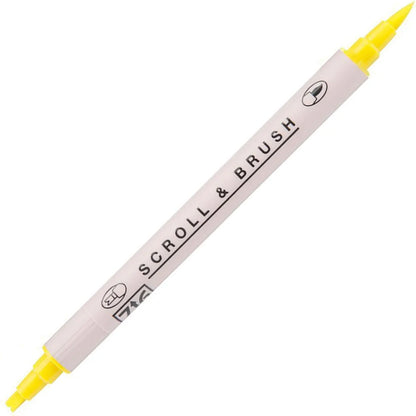 Zig Ms-5000 Scroll & Brush 050 Pure Yellow
