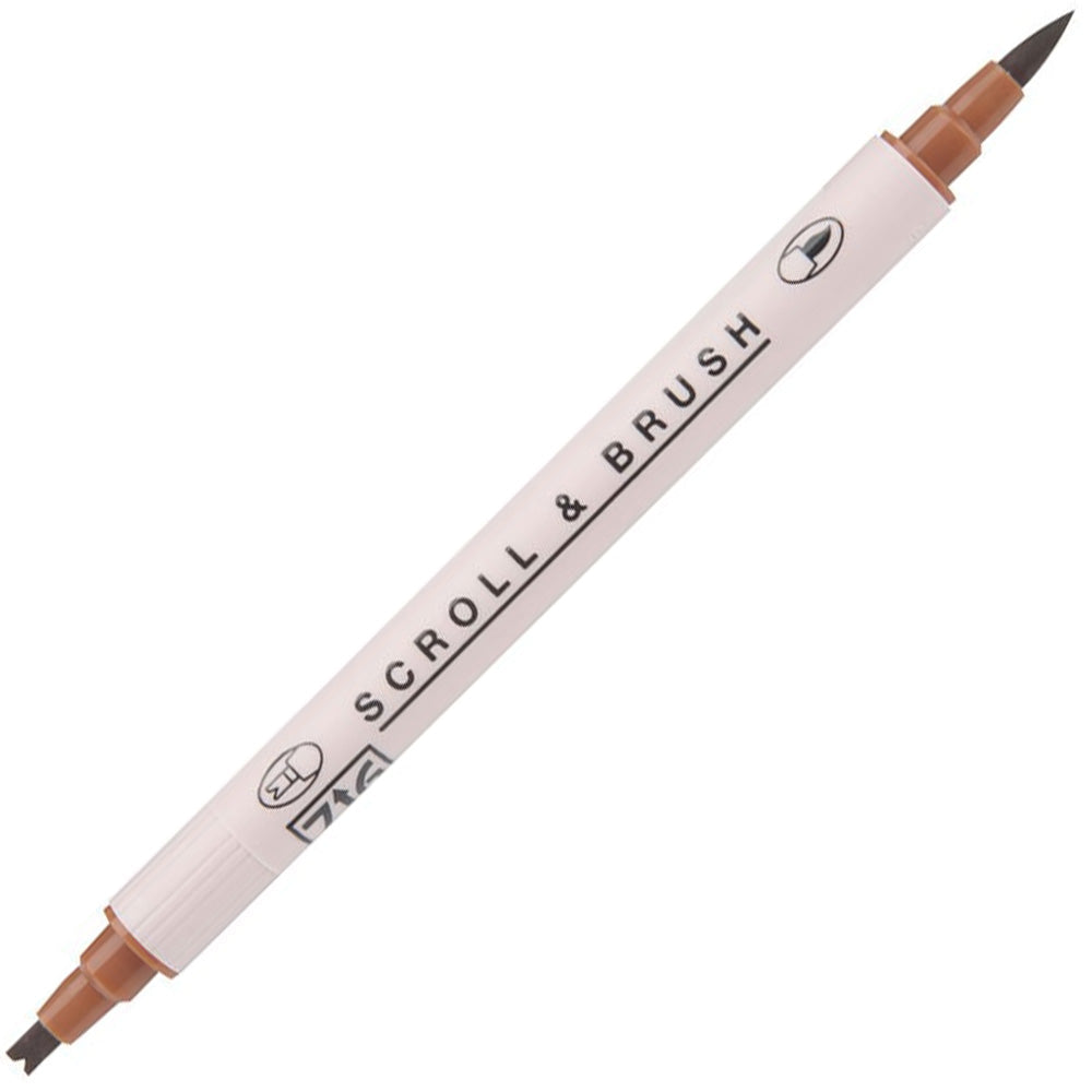 Zig Ms-5000 Scroll & Brush 060 Pure Brown