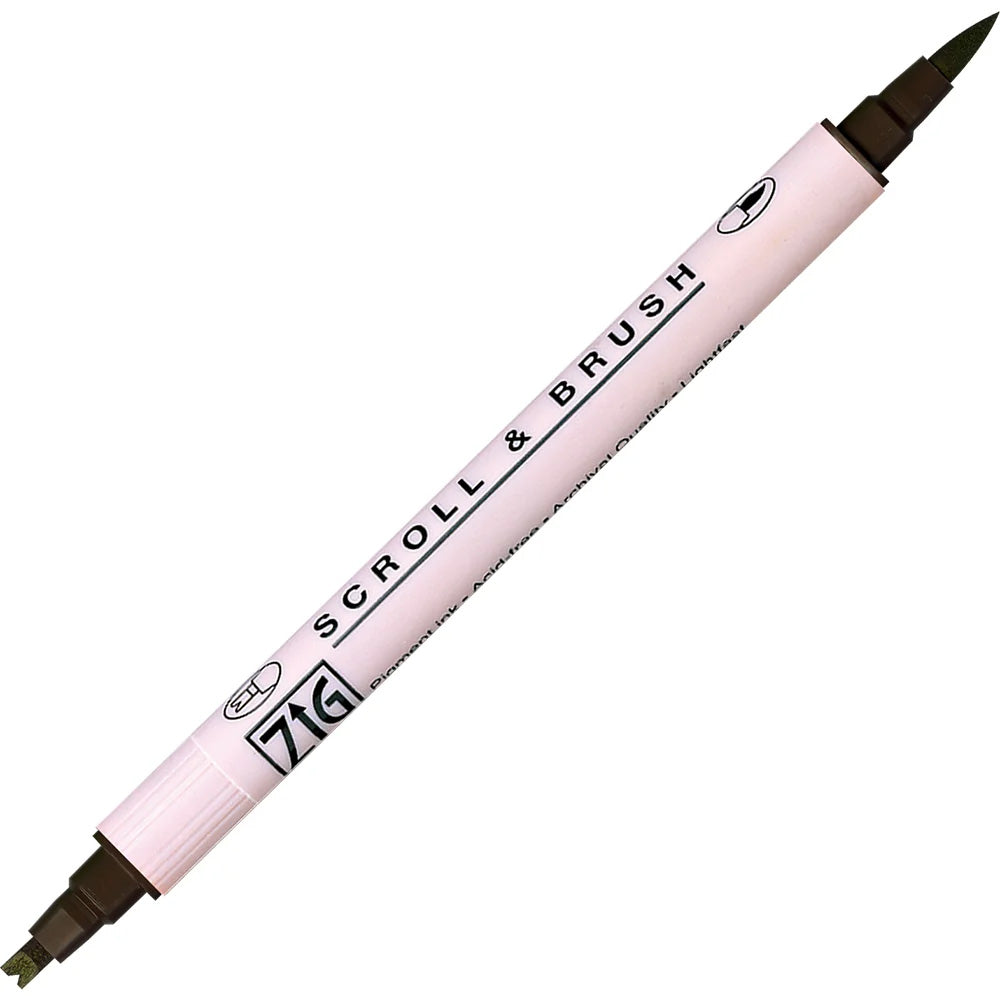 Zig Ms-5000 Scroll & Brush 062 Chocolate