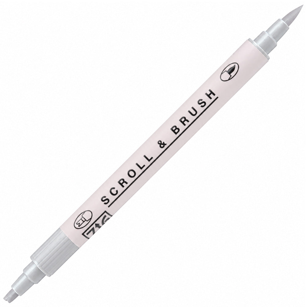 Zig Ms-5000 Scroll & Brush 091 Platinum