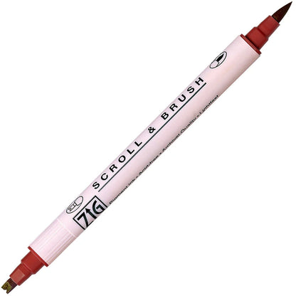 Zig Ms-5000 Scroll & Brush 203 Antique Burgundy