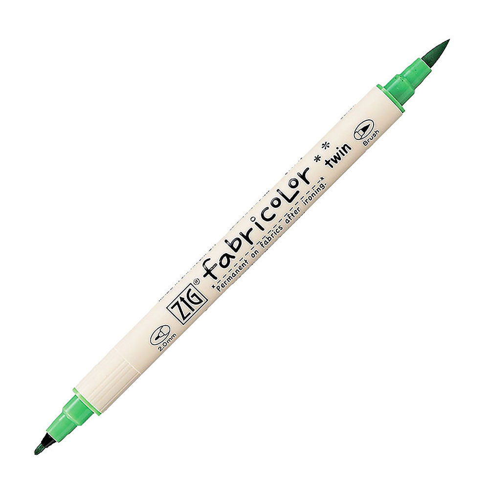 Zig Fabricolor Twin Kumaş Kalemi 004 Fluorescent Green