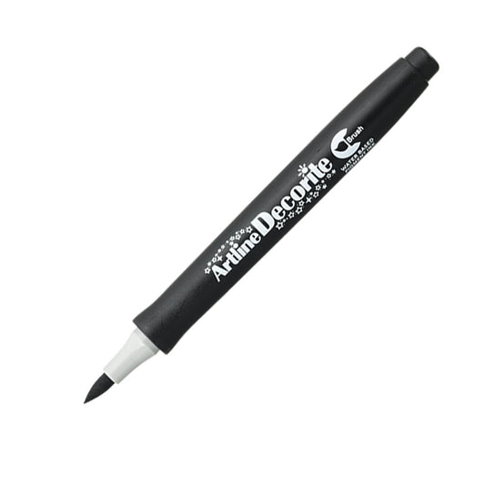 Artline Decorite Brush Marker Esnek Fırça Uçlu Kalem Siyah