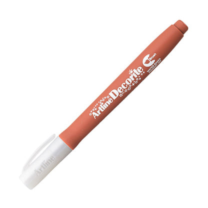 Artline Decorite Brush Marker Esnek Fırça Uçlu Kalem Brown