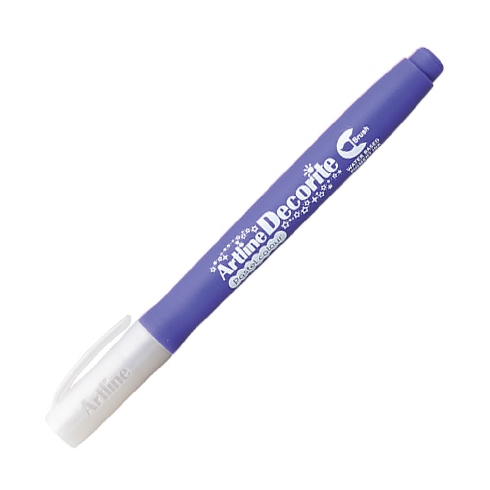 Artline Decorite Brush Marker Esnek Fırça Uçlu Kalem Pastel Mor
