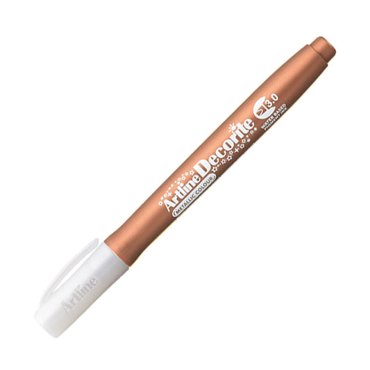 Artline Decorite Chisel Type Kesik Uçlu Marker Bronz