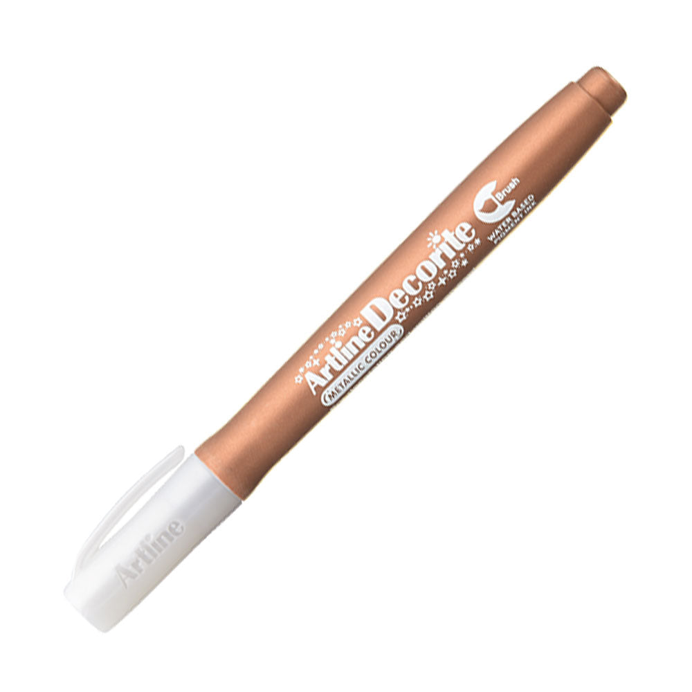 Artline Decorite Brush Marker Esnek Fırça Uçlu Kalem Bronz