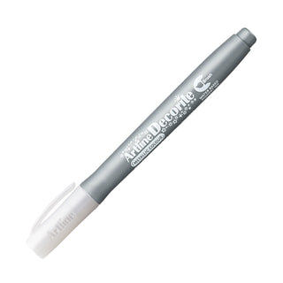 Artline Decorite Brush Marker Esnek Fırça Uçlu Kalem Gümüş