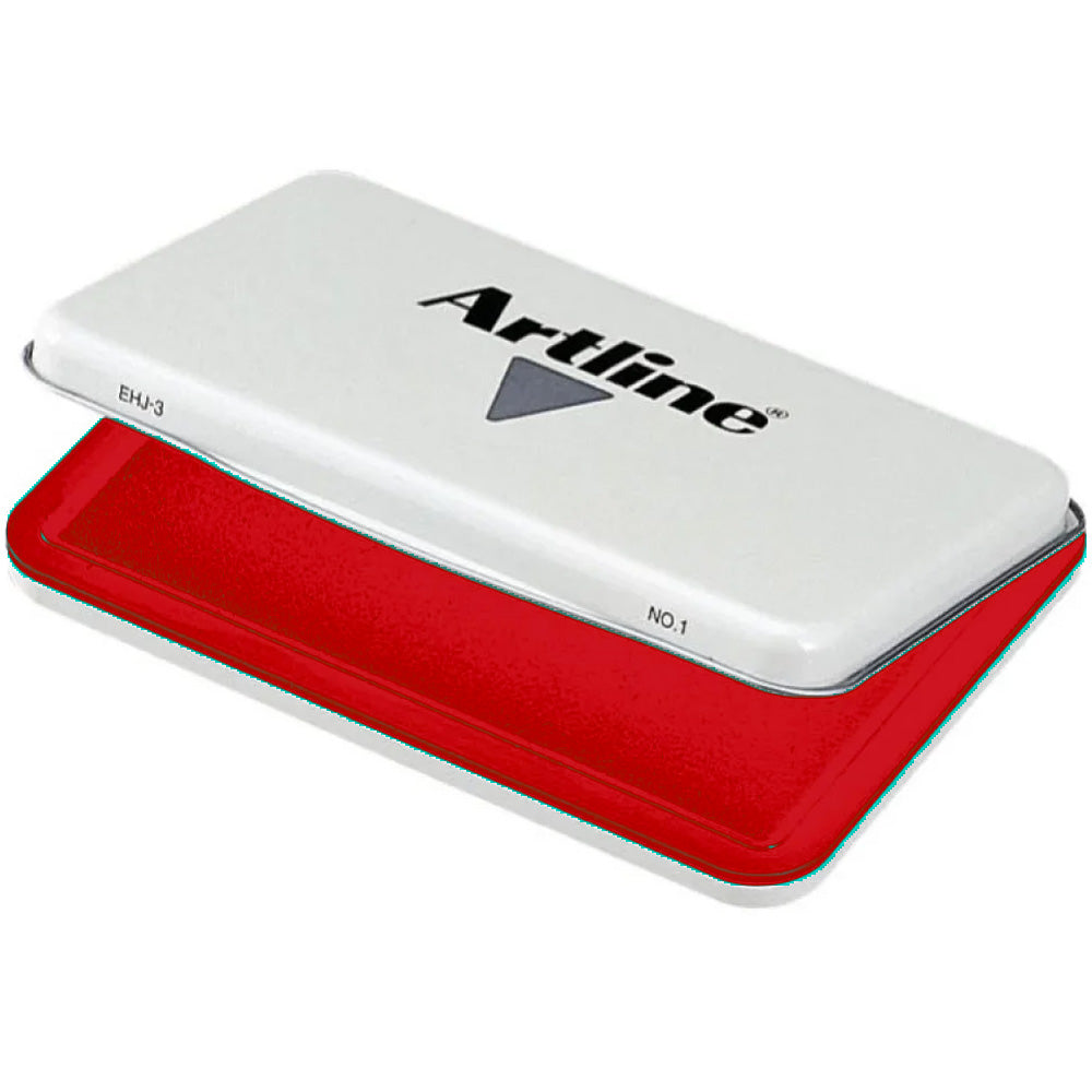 Artline EHJ-3 Kendinden Mürekkepli Doldurulabilen Stampa No:1 67x106mm Kırmızı
