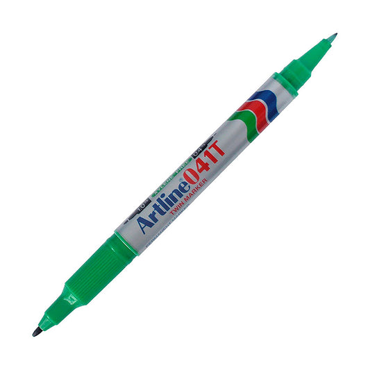 Artline 041T Twin Marker İki Uçlu Permanent Markör 0.4-1.0mm Yeşil