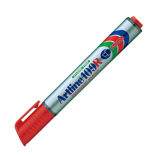 Artline 109R Doldurulabilen Permanent Markör Kesik Uç 2.0-5.0mm Kırmızı