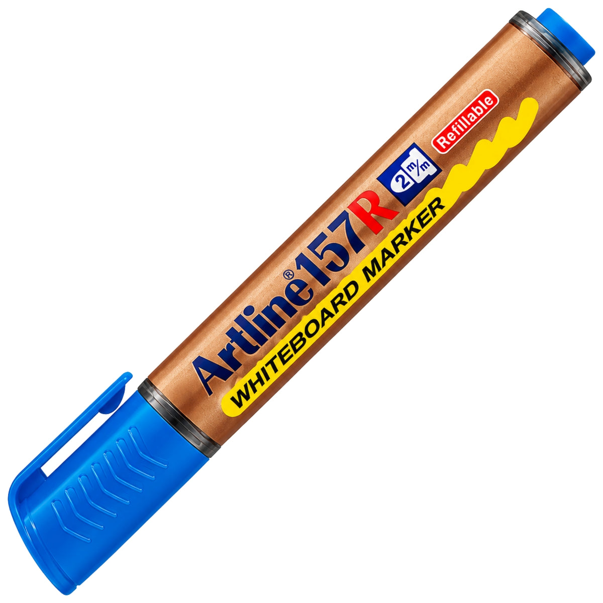 Artline 157R Doldurulabilen Beyaz Tahta Markörü 2.0mm Mavi