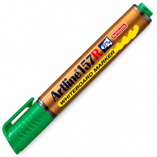 Artline 157R Doldurulabilen Beyaz Tahta Markörü 2.0mm Yeşil