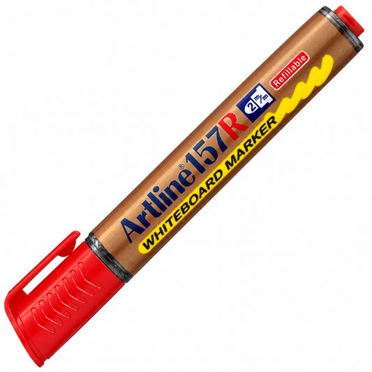 Artline 157R Doldurulabilen Beyaz Tahta Markörü 2.0mm Kırmızı