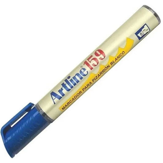 Artline 159 Beyaz Tahta Markörü Kesik Uç:2,0-5,00mm Mavi
