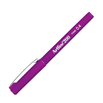 Artline 200N Fine Keçe Uçlu Yazı Kalemi 0.4mm Magenta