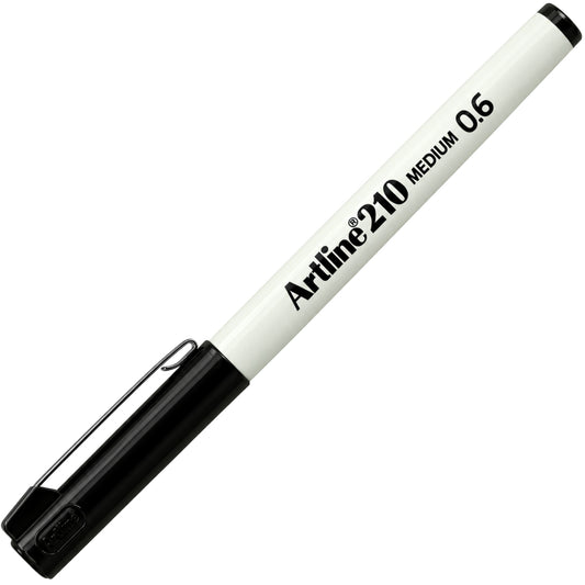 Artline 210N Keçe Uçlu Yazı Kalemi 0.6mm Siyah