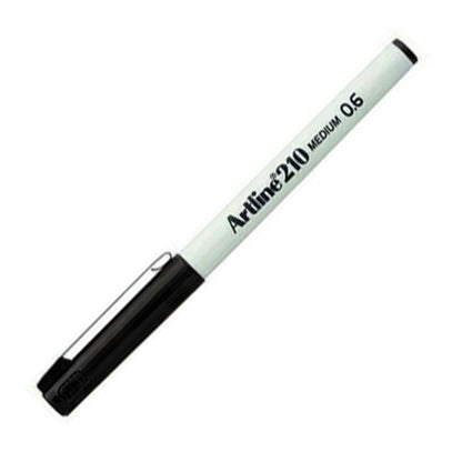 Artline 210N Keçe Uçlu Yazı Kalemi 0.6mm Siyah