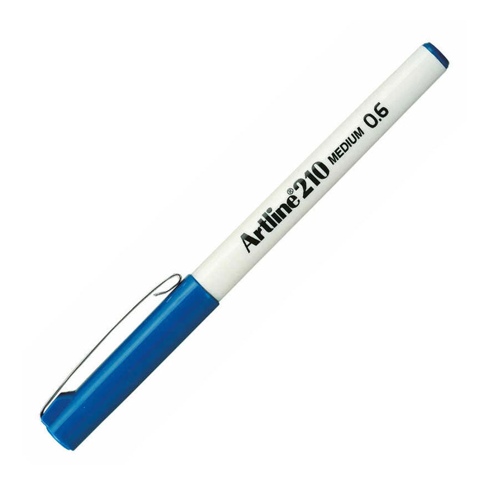 Artline 210N Keçe Uçlu Yazı Kalemi 0.6mm Mavi